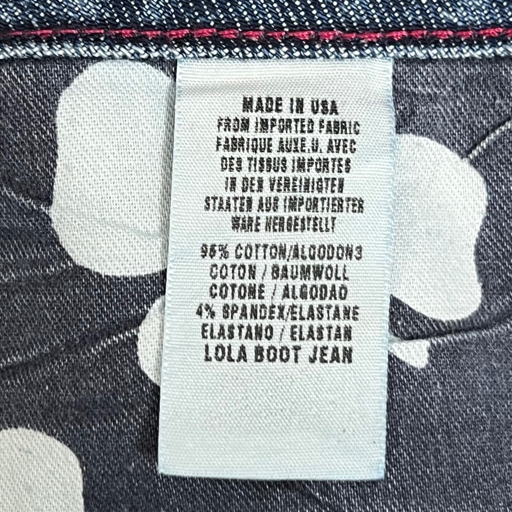 Vintage Lucky Brand Women Size 4 27 Denim Jean Shorts Distressed Frayed Blue - Picture 4 of 10